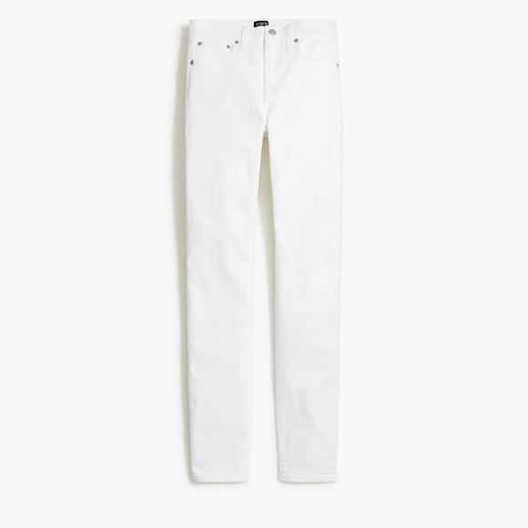 JCREW Size 30 9" Mid-Rise Skinny Jean in Signature Stretch White BO929 - Picture 2 of 6